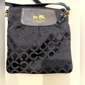 Coach Crossbody Bag In Signature Black Canvas